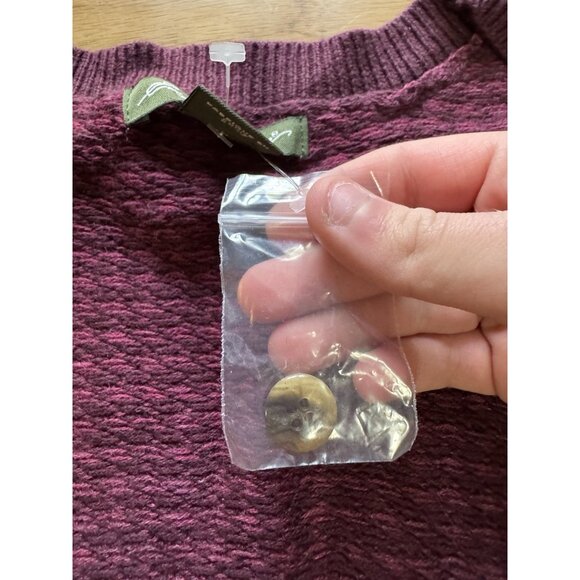 Eddie Bauer Women Size TXXL Cardigan Sweater Button Down Ruffles Long NWOT VTG - Picture 9 of 15